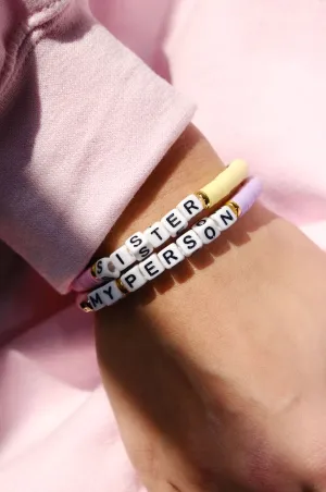 Sister Inspirational Beaded Bracelet