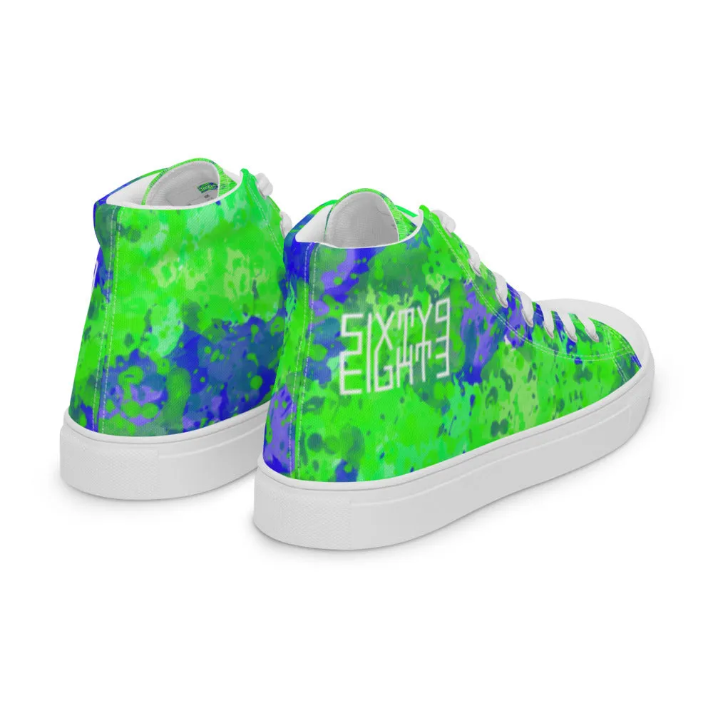 Sixty Eight 93 Logo White Earthy Women's High Top Shoes