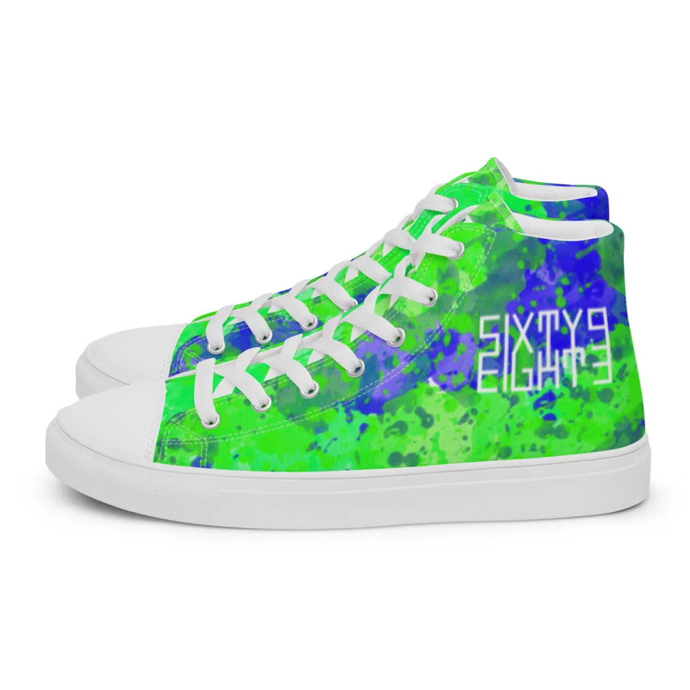 Sixty Eight 93 Logo White Earthy Women's High Top Shoes