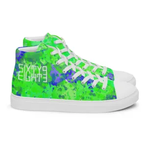 Sixty Eight 93 Logo White Earthy Women's High Top Shoes