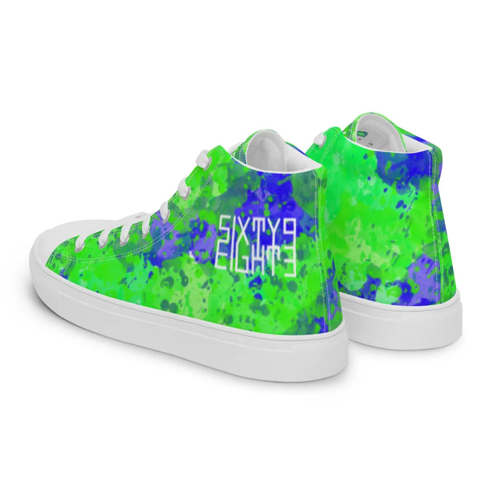Sixty Eight 93 Logo White Earthy Women's High Top Shoes