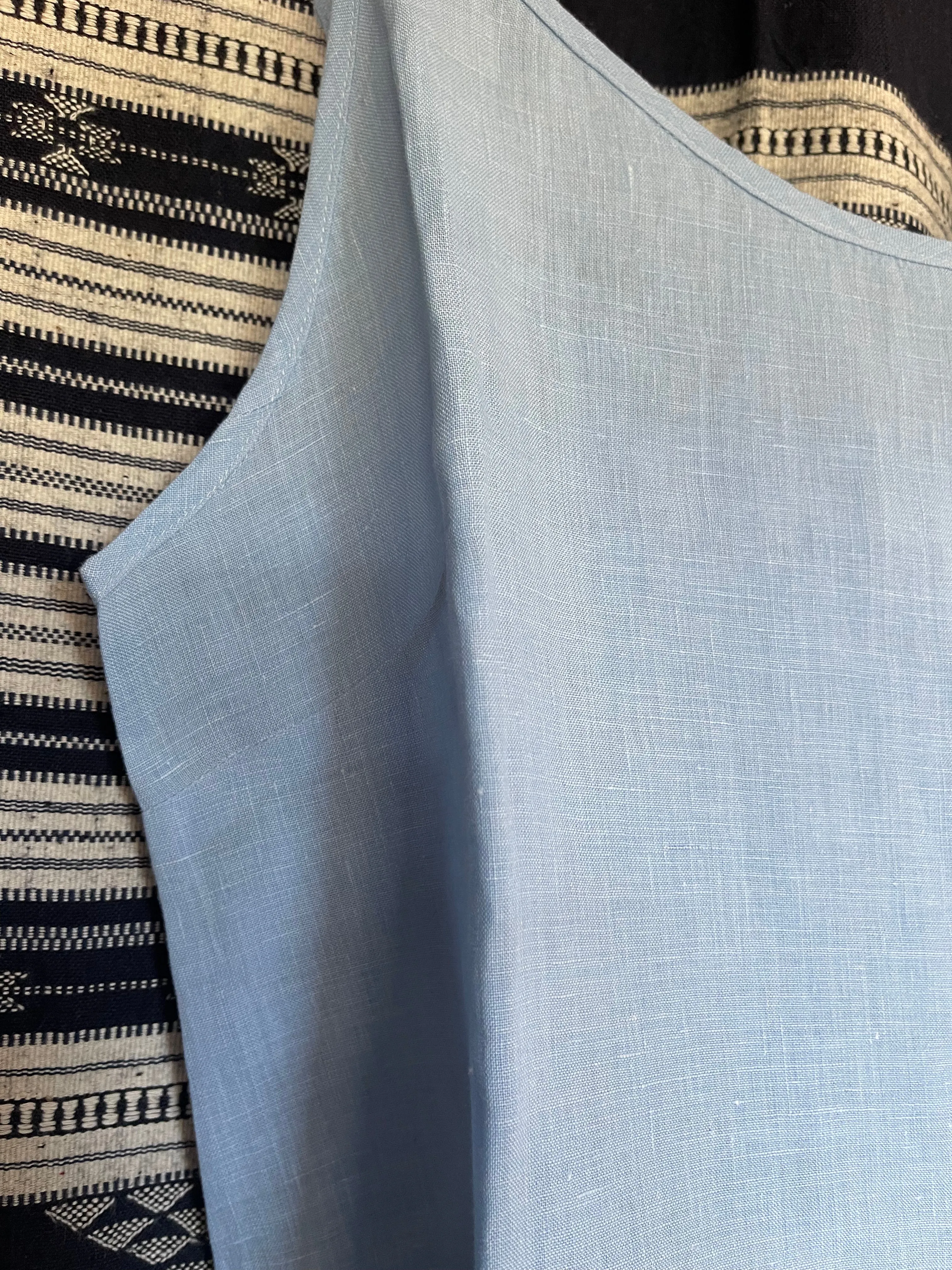 Slip Linen - Summer Blue