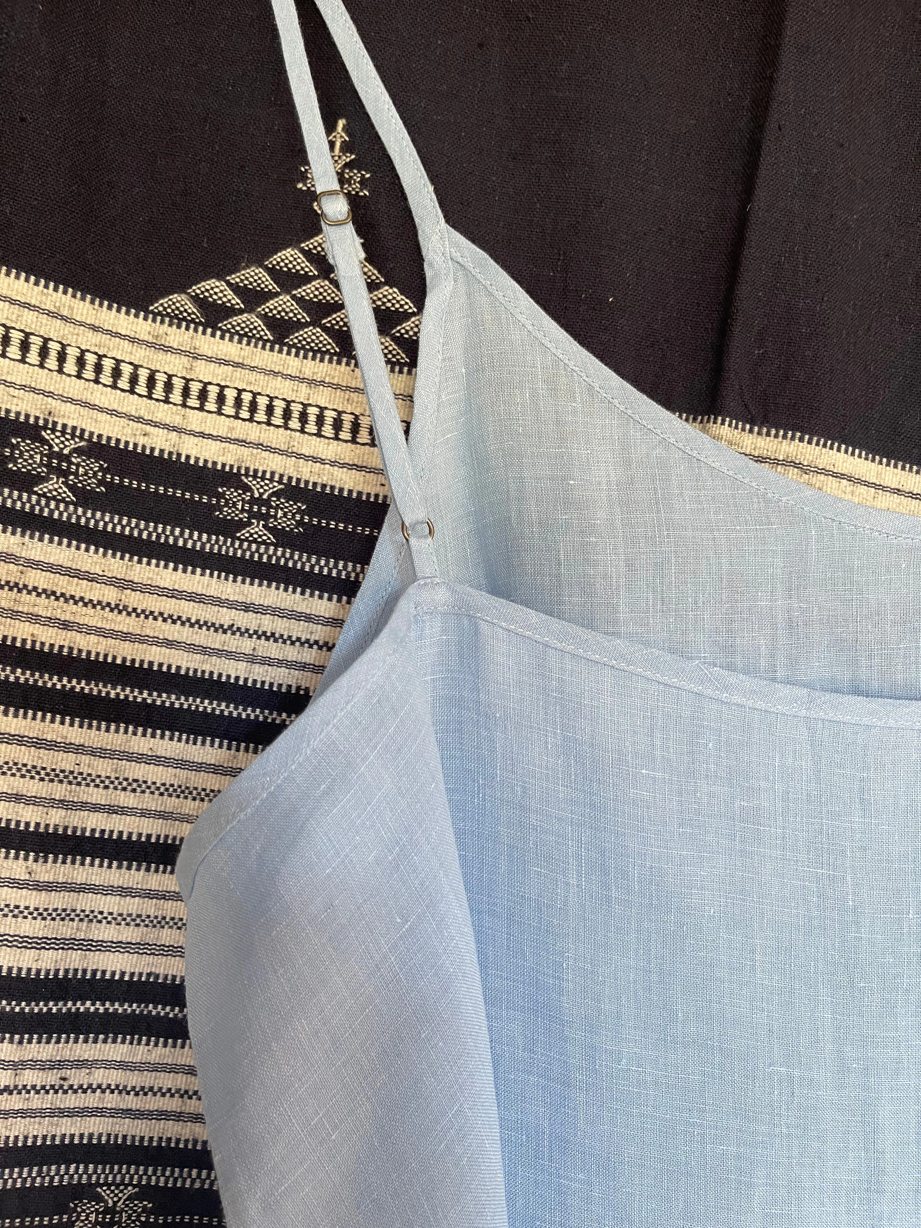 Slip Linen - Summer Blue