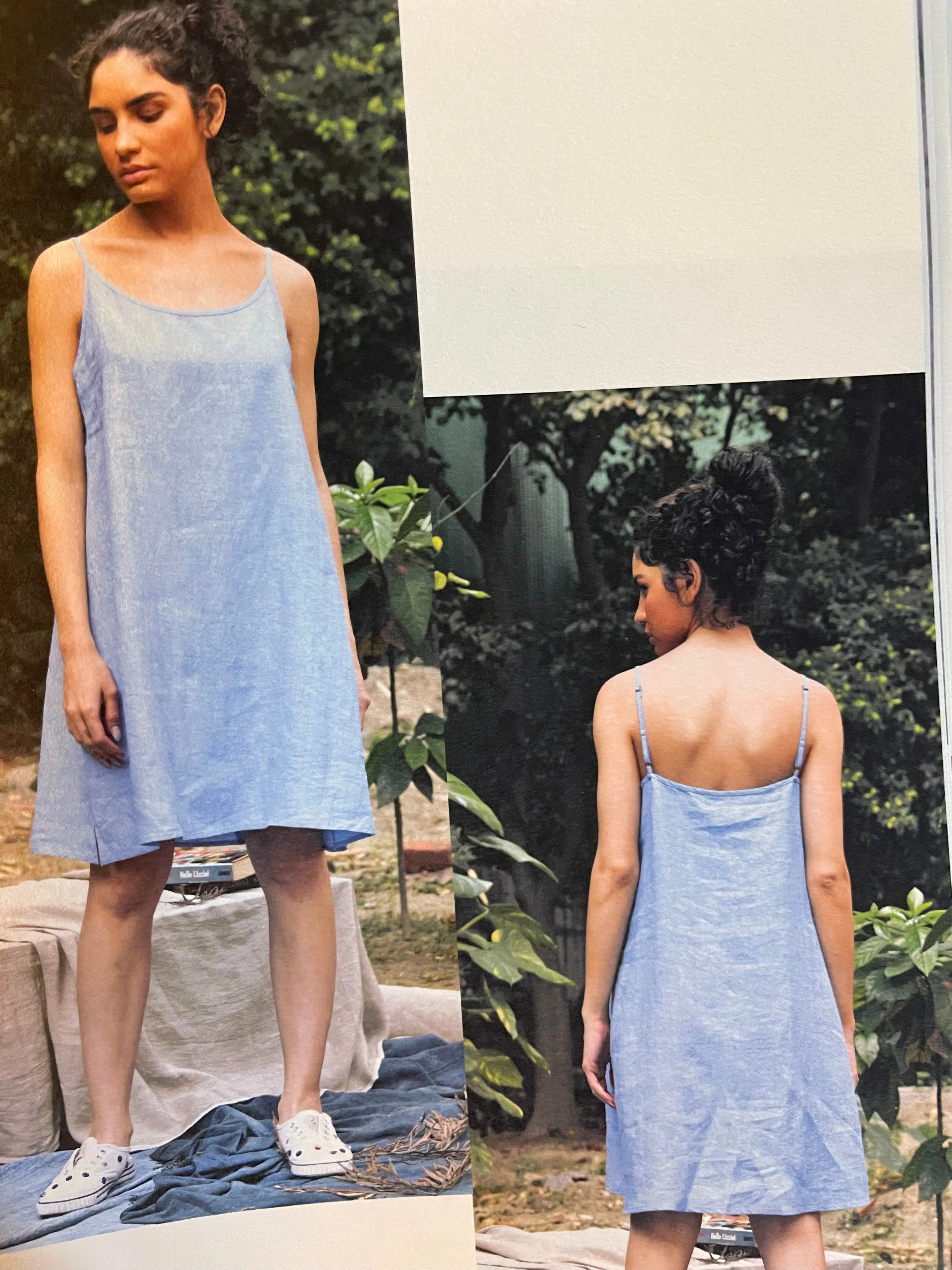 Slip Linen - Summer Blue