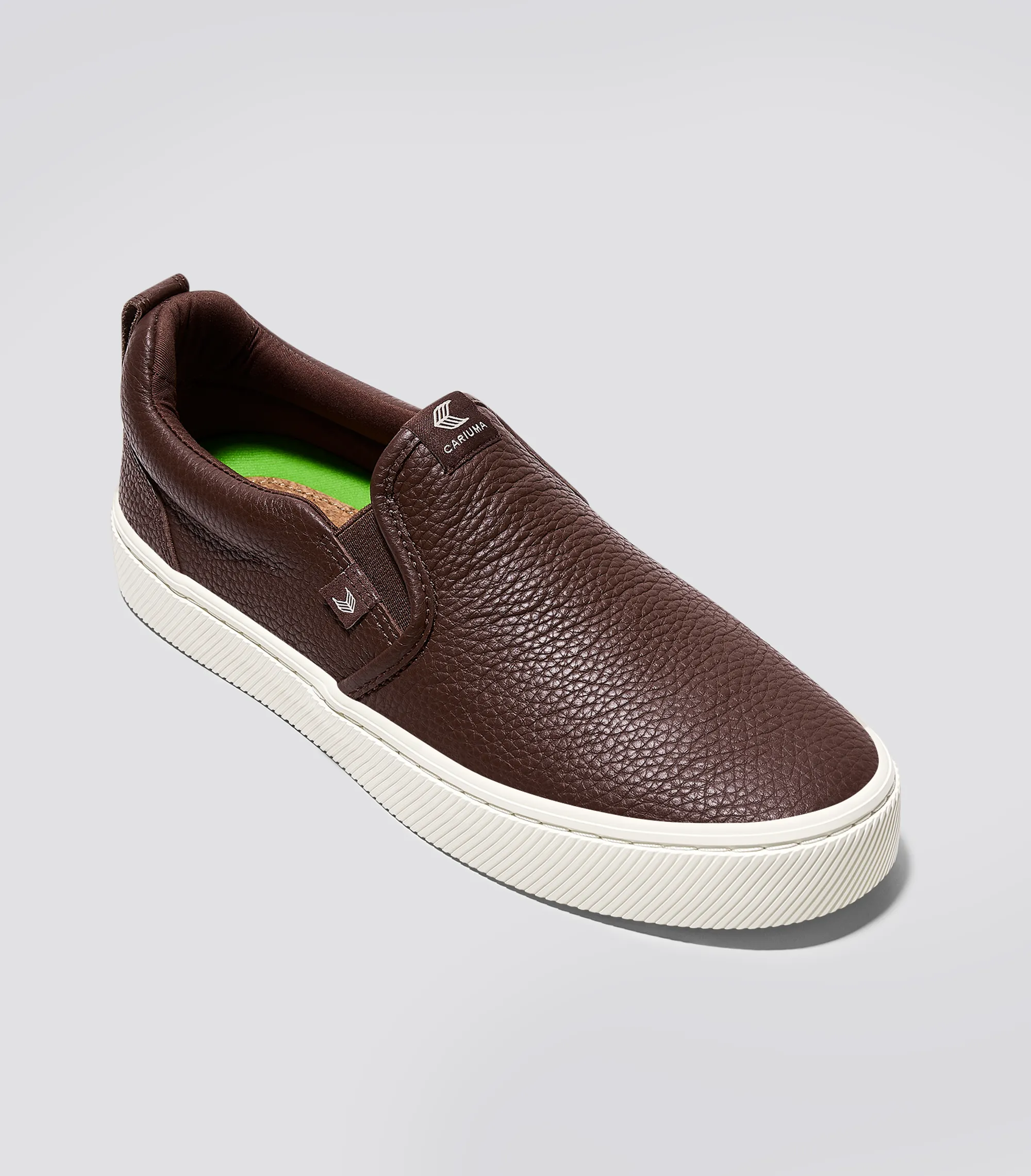 SLIP-ON Brown Premium Leather Sneaker