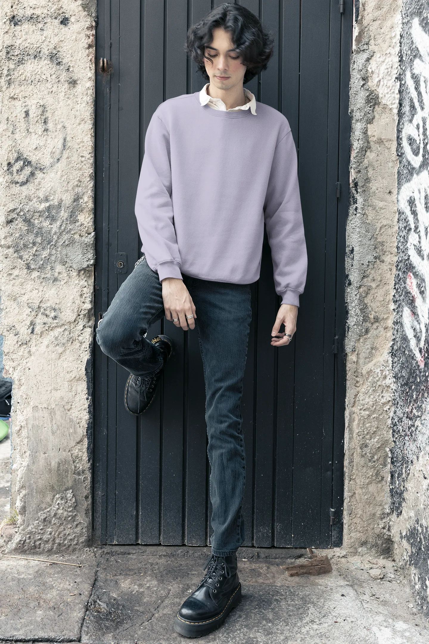 Solid : Unisex Classic Fit sweatshirts