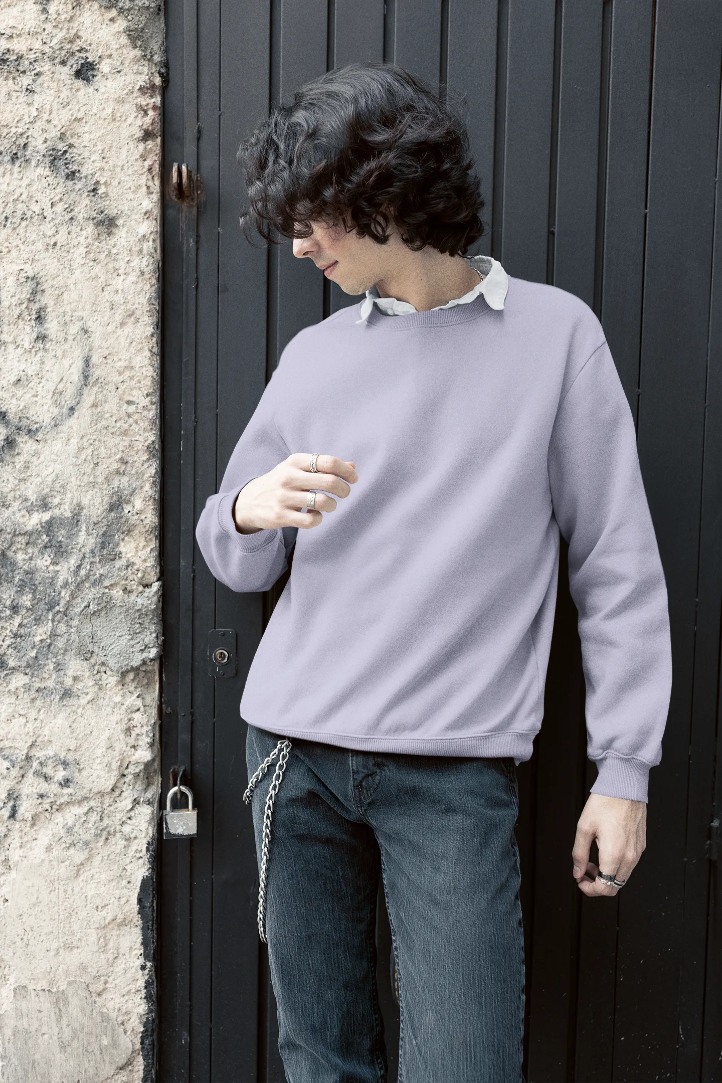 Solid : Unisex Classic Fit sweatshirts