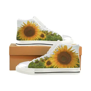 Sunflowers High Top Shoes