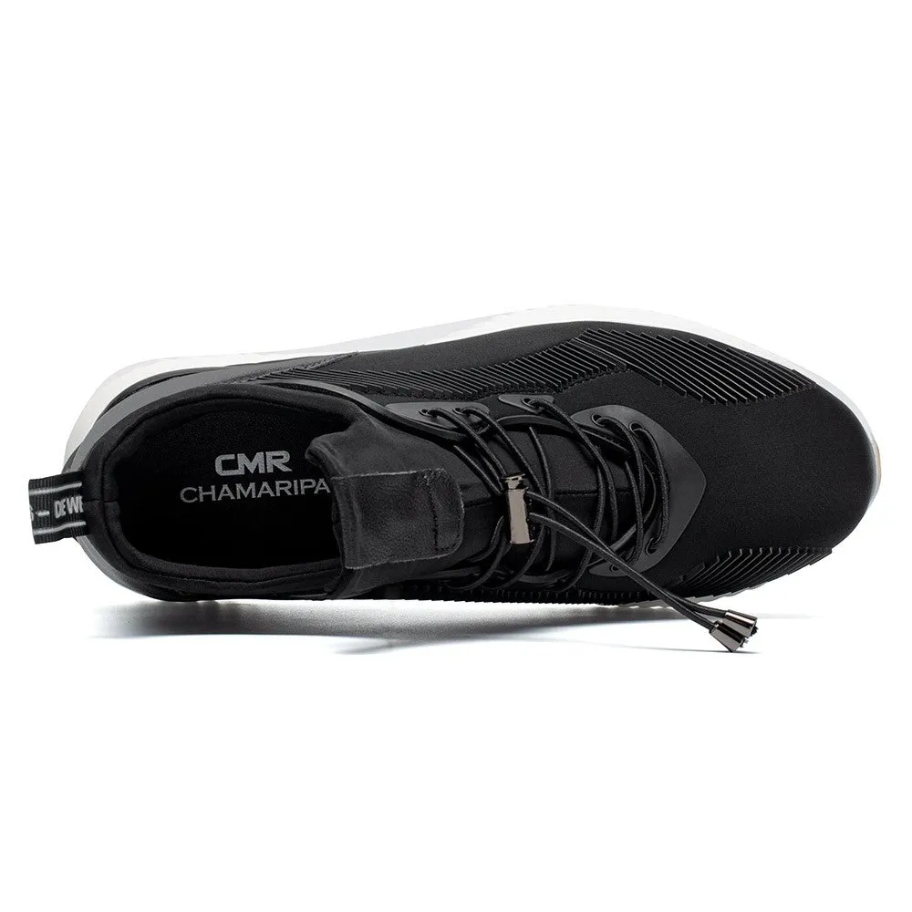 This item only ships to the United States -  7CM / 2.76 Inches CMR CHAMARIPA Black Height-Boosting Sneakers