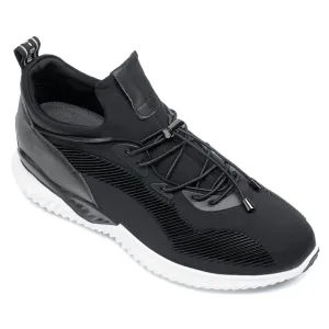 This item only ships to the United States -  7CM / 2.76 Inches CMR CHAMARIPA Black Height-Boosting Sneakers