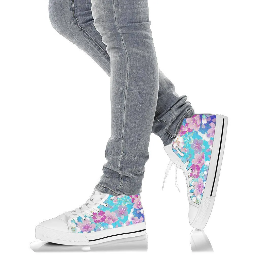 Tokyo High Tops White Custom Shoes