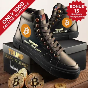 Trump Crypto President High Tops - Black