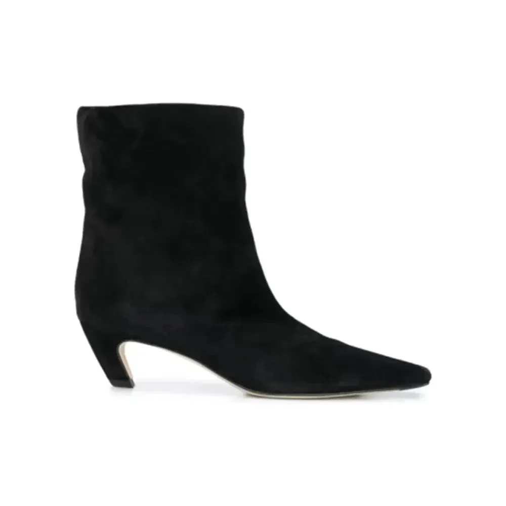 Women's Low Heel Short Pointed Toe Boots